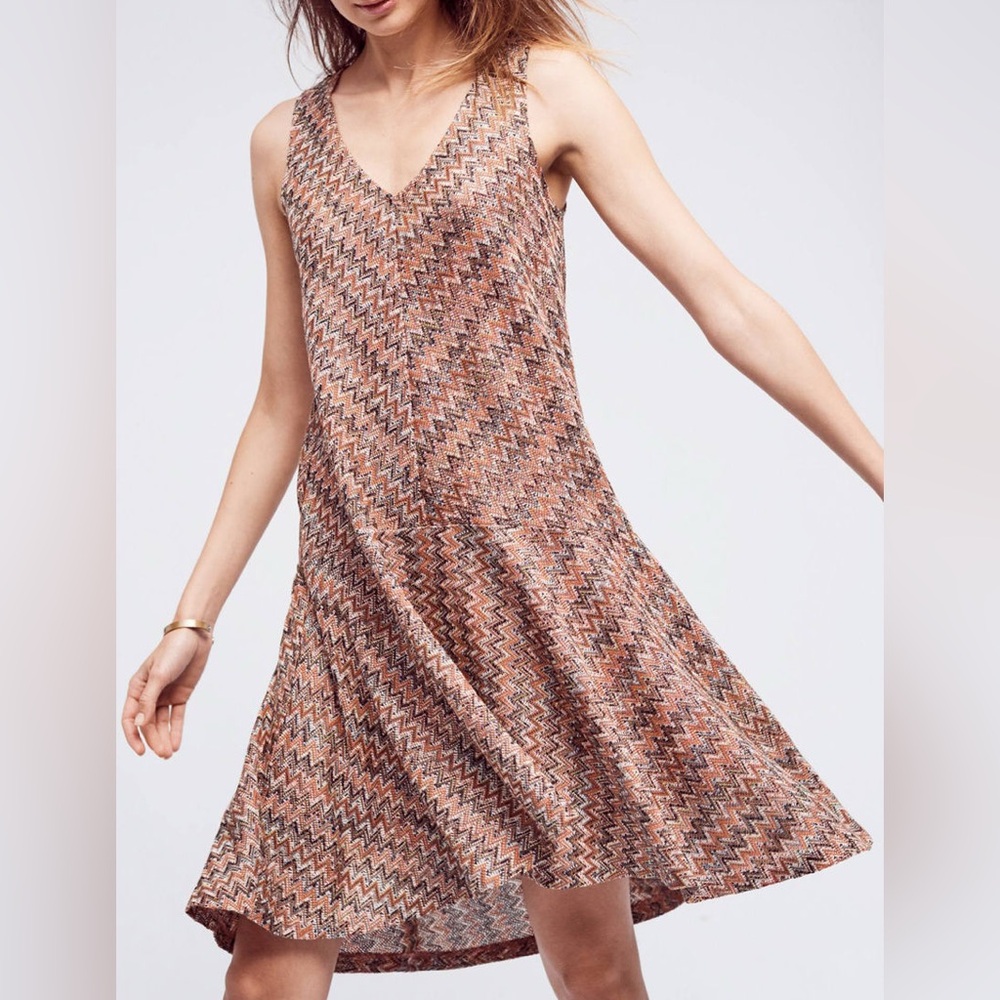 Anthropologie Patterned Sleeveless‎ Dress